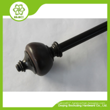 2015 super market good sales resin curtain rod , resin curtain finial